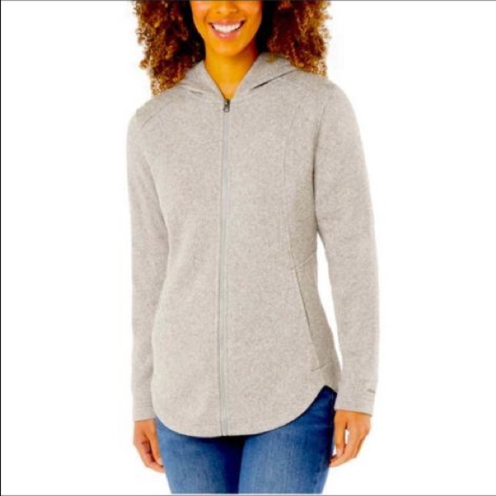 Eddie Bauer Ladies' Full Zip Jacket, Gray Heather (size : S, M, L) - Picture 1 of 6